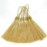 1 Biji Tassel Rumbai / Tassel Rumbai Satuan / Tassel Rumbai Warna Yellow Gold & Shell Grey Yellow Go