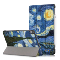 For iPad Air 4 Case 10.9 Inch 2022 Fashion Paint Leather Hard Tablet Case For Funda iPad Air 4th