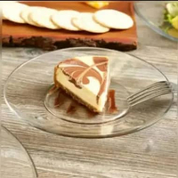 Piring Kecil Kaca Beling Bening Diameter 14CM Lepek Piring Tatak Gelas Mug Cangkir Piring Kecil Saji