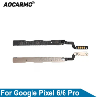 Aocarmo For Google Pixel 6 Pro 6Pro Power OnOff Volume Buttons Side Keys Flex Cable Repair Replacement Parts