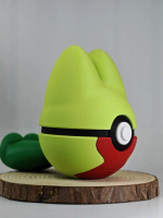 Pokeball l Pokemon Treecko l Hoenn Region l 3D Print l Model l Ball l Desk Decoration l Gift