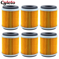 Cyleto Motorcycle Oil Filter For Yamaha MT125 YZF R125 R15 VP125 YP125 Xmax XG250 XT250 YBR250 CZD300 T110 Crypton Tricity 292