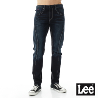 Lee 男款 755 多細節設計低腰標準小直筒牛仔褲 中藍洗水