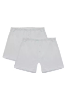 EROS Pack of 2 White Boxer, Regular, Underwear for Men