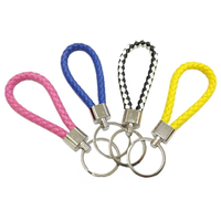 編織鑰匙圈 手作DIY鑰匙圈 吊飾配件零件 手工藝掛飾材料