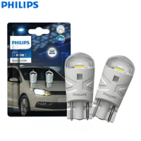 Philips Ultinon Pro3100 LED T10 W5W 6500K Cool White New Style Car Interior/parking Light Turn Signals Lamps 11961CU31B2, Pair