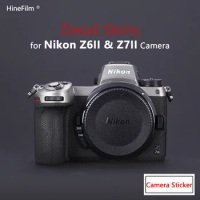 Z6II Z7II Camera Decal Skin Premium Decal Film for Nikon Z6 II / Z7 II Lens Protector Sticker Cover Film