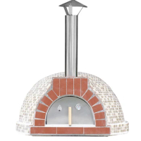 Customization Wood-fired Pizza Oven Charcoal Gas Brick Barbecue Oven Pizza Kiln Oven Capacity 12 Inch Pizza For 3 pcs