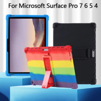 Case For Microsoft Surface Pro 7 Plus, Pro 7, Pro 6, Pro 5 2017, Pro 4, Pro LTE, Silicon Cover for Surface Pro 7 with Pen Holder