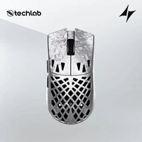ATK Blazing Sky GHOST Hollow Carbon Fiber 8K Wireless Gaming Mouse Ultimate Silver