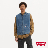 Levi s Workwear工裝系列 男款 鋪棉丹寧牛仔外套背心 熱賣單品