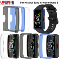 Watch Protective Case Screen PC Hard Shell Protectors Cover Frame Bumper Shell Smart Watch Accessories For Huawei Honor Band 6