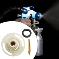 1PC Electric Spray Gun Copper Nozzle Paint Sprayer Nozzles Electric Spray Gun Three Spray Patterns Adjustment Power Tools