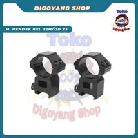 Monting Pendek Teleskop Dengan Rel 22 Dan 25 Tube