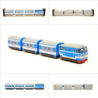 中國鐵路列車 北京型內燃機車 鐵支路4節迴力小列車 迴力車 火車玩具 壓克力盒裝 QV050T1 TR台灣鐵道