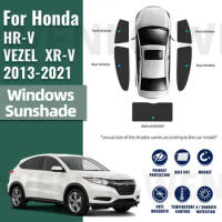 For Honda HRV HR-V VEZEL XRV XR-V 2016-2021 Magnetic Car Sunshade Visor Front Rear Windshield Curtain Side Window Sun Shade