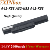 7XINbox 14.4V 2600mAh A41-K53 A32-K53 A42-K53 Laptop Battery For Asus A43 K43 K53 K53E K53F K53U K53S X53 X43 X54F X54H X54HB