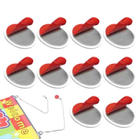 Adhesive Wall Hooks Ceiling 10pcs Poster Sticky Hooks Seamless Lantern Sticky Hooks Small Strong Adhesive Disc Hooks 0.86in