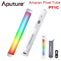 Aputure Amaran PT1c RGB LED Full-Color Bi-Color Light Tube Sticker Photography Lights Lamp Kit For L