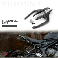 2021 2022 2023 CNC Motorcycle Passenger Rear Grab Handle Seat Hand Handle Grab Bar For TRIDENT660 Trident660 TRIDENT Trident 660