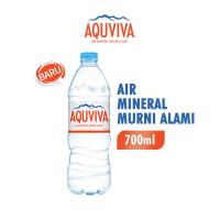 Aquviva Air Mineral 700ml 1 Dus Wingsfood Teknologi 7 Tahap Nano Purifikasi Mineral Alami pH 7-8 Bot