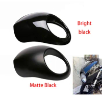 High Quality Motorcycle Black Headlight Fairing For Harley 883 XL 1200 Front Fork Mount Dyna Sportster XLCH