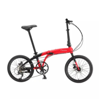 9-speed aluminum alloy folding bike foldable adult city light bicycle disc brake for commuting comfort men or lady use