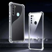 For Redmi Note 8 Case Xiaomi Redmi Note 8 Silicone Case Soft Back Cover For Redmi Note 8 2021 Shockproof Clear Transparent Case