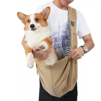 Pet Sling Carrier Dog Puppy Carrier Sling Bag Portable Crossbody Puppy Carrying Purse Bag For Shopping Subway Riding Walking