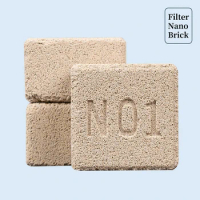 Aquarium Filter Media Porous Bio Filter Block Ceramic Ring High Energy Nano Brick For Fresh/Saltwater Fish Tank Sump Filtration