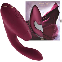 Womanizer Duo Clitoral Sucking Vibrator for Women Vibrating Sex Toy for Clitoral and G-spot Stimulation Rabbit Vibrator