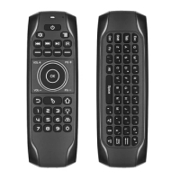 Newest G7BTS Backlit Bluetooth Air Mouse Gyroscope Wireless Air Mouse with IR Learning Smart TV box Remote Control with keyboard