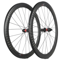 Disc Carbon Road Wheelset, DT240S Hub, 50mm Deep 25mm Wide with Spaim Cx-Ray 12K Twill Weave, Center Lock with UCI Tested