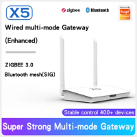 Tuya Smart Home Zigbee 3.0 Bluetooth Multi-Mode Gateway HUB With Strong Signal Bridge Works With Alexa Google Home