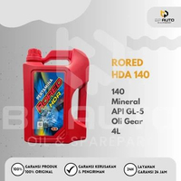 Rored HDA 140 4L API GL-5 Oli Gear Pertamina Original