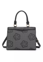 Wild Channel Women's Monogram Top Handle Bag / Sling Bag / Crossbody Bag (Tas Tangan / Tas Selempang