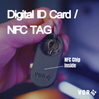 Gantungan Kunci Pintar NFC Support Kartu Nama Digital Praktis & Stylish untuk Smartphone Android & i