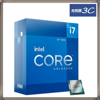 下單後到貨時間約1-2周 ★★預購,預購會先結單★★ Intel 第12代 Core i7-12700K 12核20緒 處理器 盒裝
