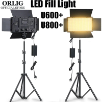 New Arrivals x DSLR Camera PRO LED Fill Light U600+ U800+ For Indoor & Outdoor Dual Use Lighting Wit