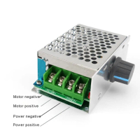 Modul Suis Pengawal Kawalan Kelajuan Motor PWM, Ensumnv, DC 9V / 12V / 24V / 36V / 48V / 60V, 20A
