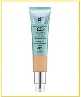 IT COSMETICS 依科美綠管CC霜 YOUR SKIN BUT BETTER CC+ CREAM OIL-FREE MATTE WITH SPF40 #NEUTRAL TAN 32ML