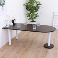 頂堅 蛋頭形和室桌/矮腳桌/餐桌-深60x寬120x高45cm-二色