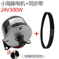 300W 24V High Speed Belt EBIKE Brush DC Motor MY1016 Electric Pulley Scooter PMDC Bicycle Motor with Best Quality Belt