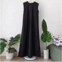 Inner Dress Dalaman Gamis Manset Polos Bahan moscrepe / Gamis Singlet / Kutung
