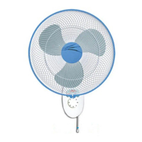 MASPION Wall Fan [16\] MWF-41K White Blue"