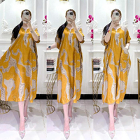 PAKET SUPER HEMAT LOWO MOTIF GELOMBANG SERIES Rayon Busui Bumil Wanita Nyaman Panjang Katun Tidur Pe