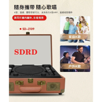 SDRD SD-2109最強升級 重低音音響 雙人合唱 sdrd貓頭鷹 無線麥克風(附快充頭+限量外出袋+氣氛燈)