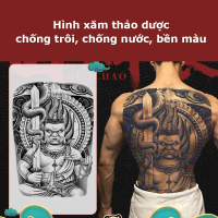 Hình xăm 15 ngày full lưng 026, miếng dán hình xăm nhật cổ 15 ngày chống nước không hậu quả Cosmetic