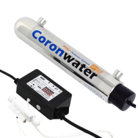 Coronwater 1GPM SSE-012 Flow Switch Ultr aviolet Water Filter for Household Water