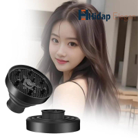 Tudung  Pengering Rambut Dilipat,Cover Corong Silikon,Hair Dryer Diffuser, Hairdryer Diffuser,Masker